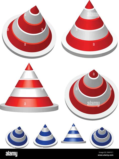 Illustration Of Traffic Cones Stock Vector Image And Art Alamy