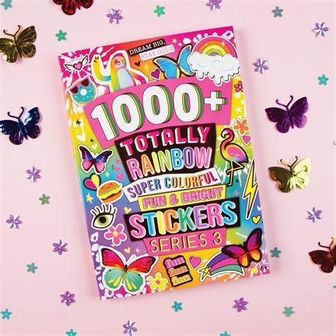 1000 Neon Sticker Book Series 3 Kazoo Toys