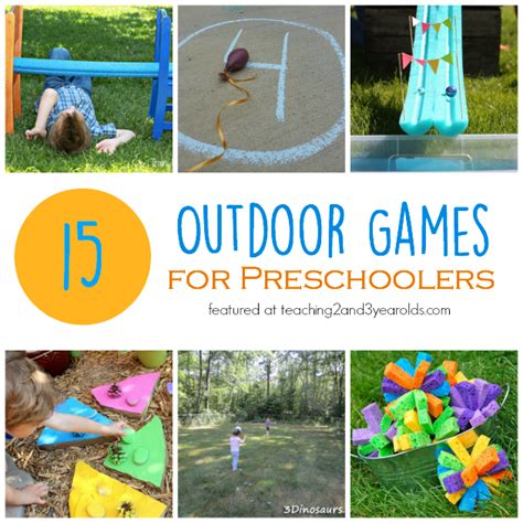 A Fun Collection Of 15 Outdoor Games That Preschoolers Will Love
