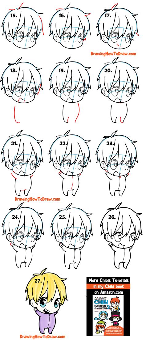 Before beginning to draw anime / manga hair, it is always a good idea to reference old and modern hair style fashion trends. How to Draw a Cute Chibi Boy Easy Step by Step Drawing Tutorial for Kids & Beginners - How to ...