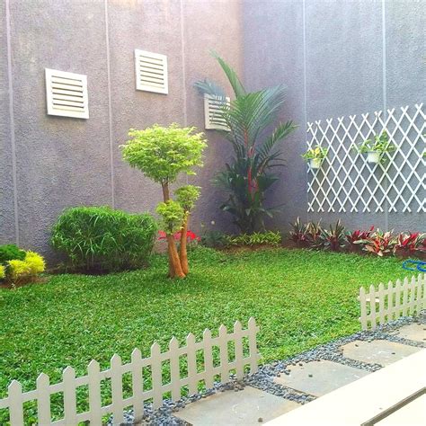 taman rumah minimalis terbaru  desain lanskap kebun kecil