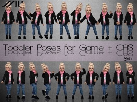 Toddler Set 1 Includes 20 Poses For Cas And For In Game Play Found In