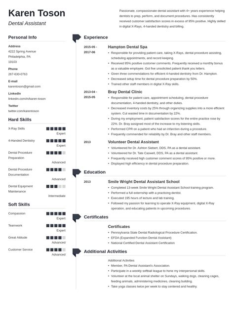 best one page resume format templates