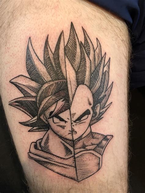 Goku X Vegeta Done By Jason Maybruck At Nobleheart Tattoo In