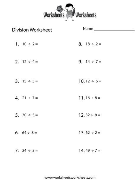 30 Basic Division Worksheets For Kindergarten Coo Worksheets