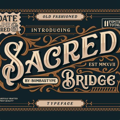 Sacred Bridge Tipografía Recursos Hacktivismo Victorian Lettering