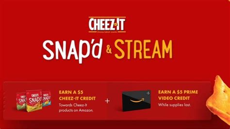 Free Cheez Its And 5 Amazon Credit For Watching Movies Southern Savers