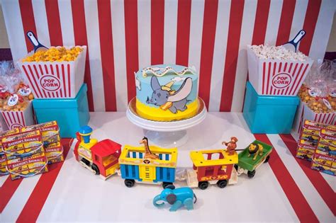 Dumbo Birthday Party Dessert Table See More Party Planning Ideas At