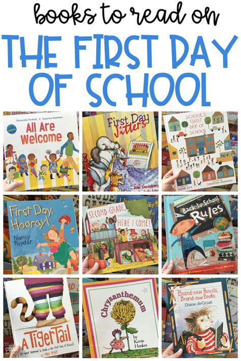 10 Books For The First Day Of School First Day Of School First Day