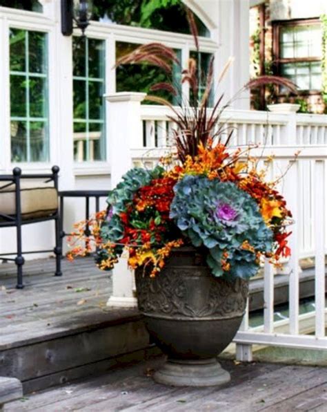 24 Marvelous Fall Container Garden Ideas For Garden Inspiration Fall Container Gardens