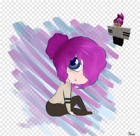 Drawing Roblox Art Terry Character Cute Character Purple Violet