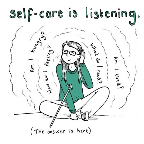 Self Care Cartoon Kandanadesign