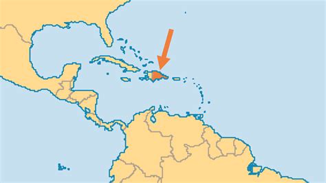 where is dominican republic located on the world map map
