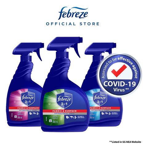Febreze 2 In 1 Antibacterial Disinfectant Spray 800ml