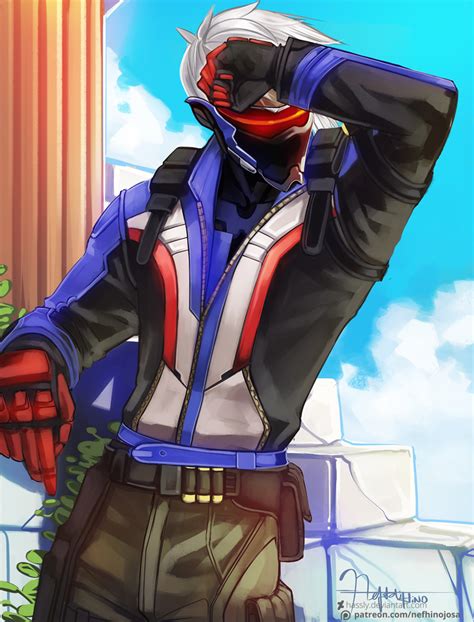 Were All Soldiers Now Soldier 76 By Hassly On Deviantart