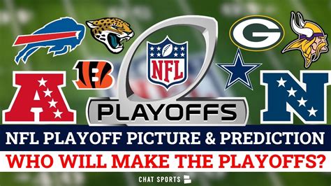Nfl Playoff Picture Predictions Entering Week 17