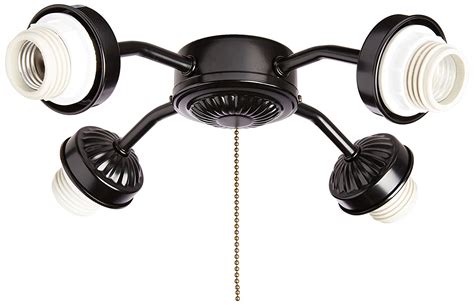 When the light on, it is a ceiling fan with light, when the light off, it is a small space saving ceiling fan. Ceiling Fan Light Kit F440BQ Four-Light Arm Fitter with ...