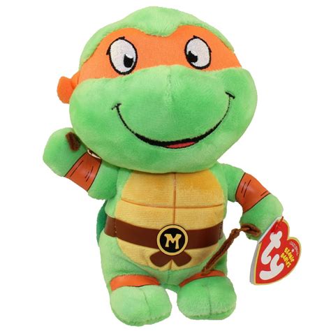 Ty Beanie Baby Michelangelo Teenage Mutant Ninja Turtles Walmart