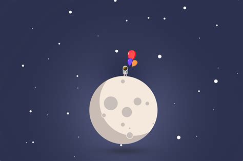 2560x1700 Astronaut Balloon Moon Minimal 4k Chromebook Pixel Hd 4k