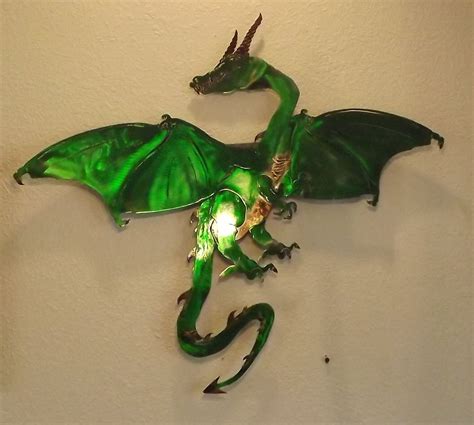 Buy Hand Made European Dragon Metal Wall Art Made To Order From