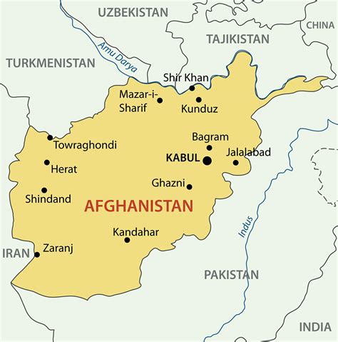 Where Is Kandahar Afghanistan On The Map Gray Location Map Of