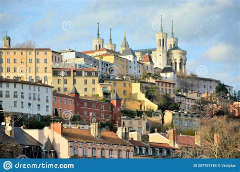 Buildings In The Historic Center Of Lyon In France Stock Photo Image