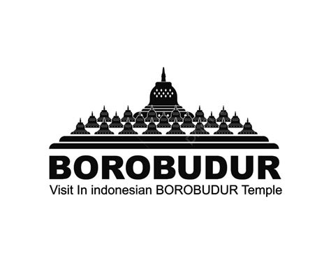 Candi Borobudur Candi Indonesia Vektor Gratis Png Candi Borobudur The