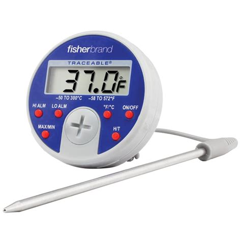 Fisherbrand Traceable Full Scale Thermometers Full Scale Plus Range