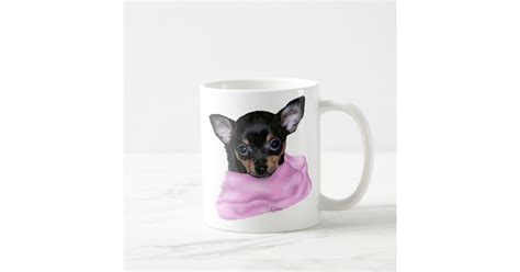 Black And Tan Chihuahua Puppy Coffee Mug