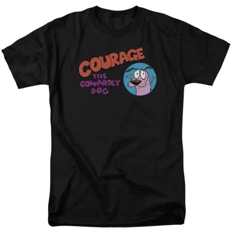 Courage The Cowardly Dog Courage Logo Mens Regular Fit T Shirt 27