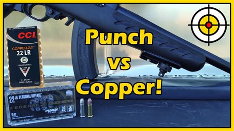 Is Copper The Punch Stopper 22lr Federal Punch Vs Cci Copper 22