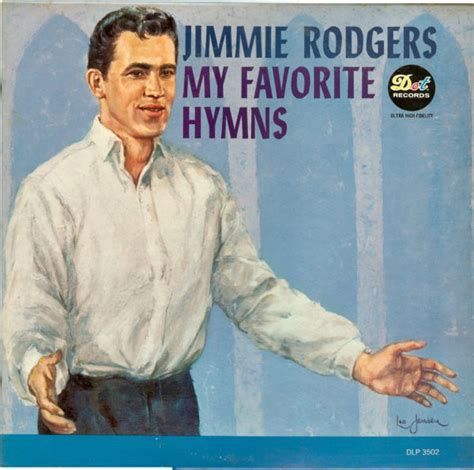 My Favorite Hymns By Jimmie Rodgers 2 1963 Lp Dot Records