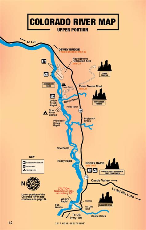 Colorado River Map Free Guestguide Travel And Leisure