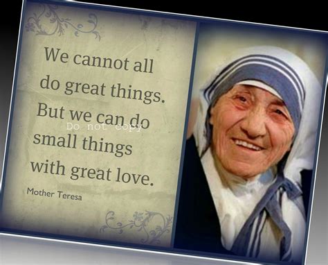 Great Love Mother Teresa Quotes Quotesgram