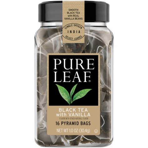 Pure Leaf Black Tea With Vanilla Pyramid Bags 16 Ct Kroger