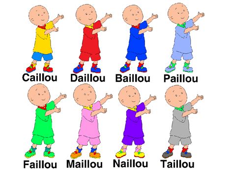 The Caillou Brothers By Daillou On Deviantart