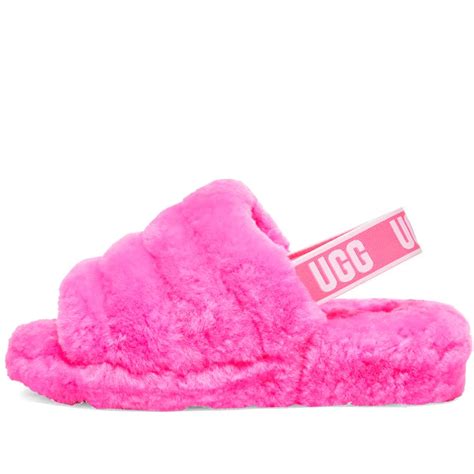 Ugg Fluff Yeah Slide Slipper Taffy Pink End Tw