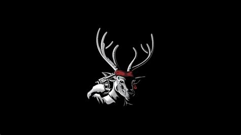 🥇 Minimalistic Funny Deer Hunter Wallpaper 64572