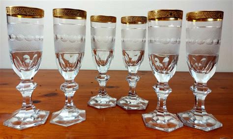 Moser And Söhne Ancient Wine Glasses 6 Crystal With Catawiki