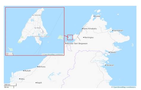 Sabah And Labuan Location Map Download Scientific Diagram