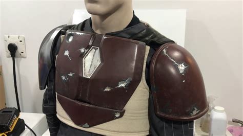 The Mandalorian How To Attach Shoulder Armor Youtube