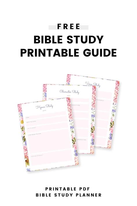 Free Bible Planner Printables