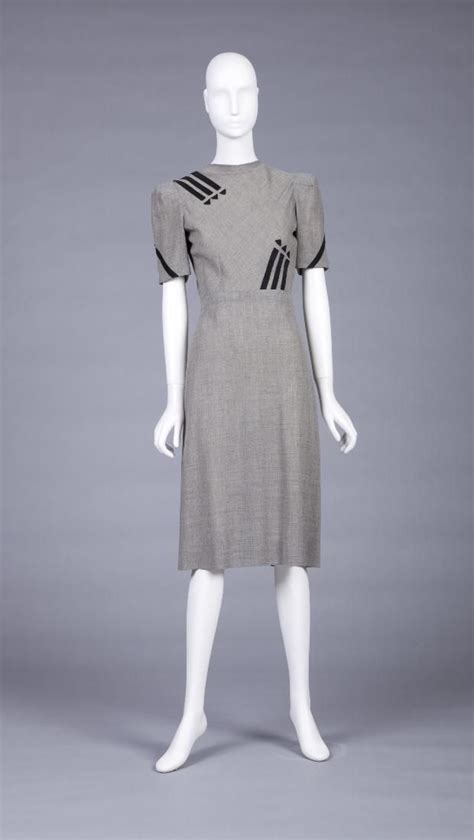Dress 1943 1944 The Goldstein Museum Of Design 1940s Fashion Vintage