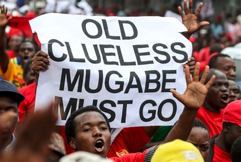 Zimbabwe Mugabes Zanu Pf Dismiss Opposition Protests