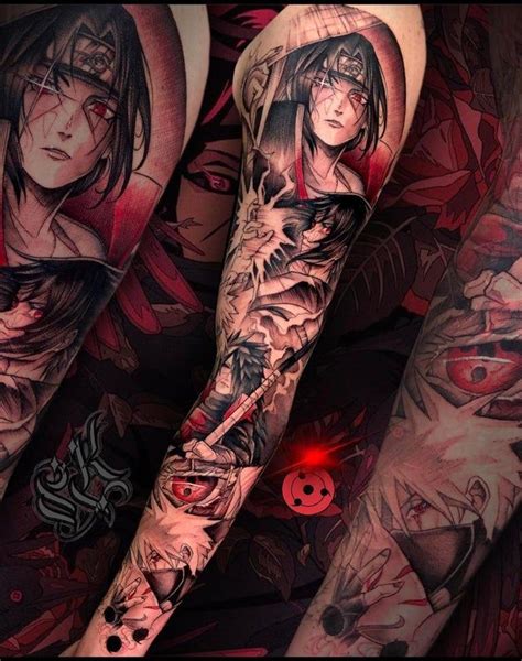 Full Sleeve Update Naruto Naruto Tattoo Anime Tattoos Kakashi Tattoo