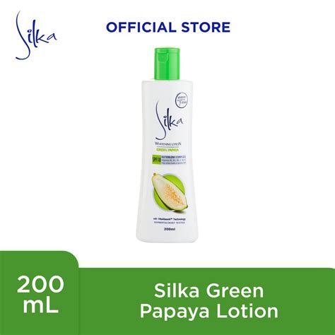 Silka Green Papaya Whitening Lotion Spf 10 200ml Shopee Philippines