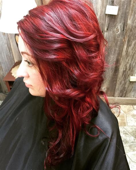 50 Unique Bright Red Hair Color Ideas To Try | Bright red hair, Bright red hair color, Cherry ...