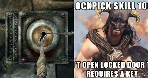 Skyrim 10 Lockpicking Memes Only True Fans Will Understand
