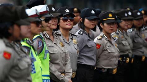Female Police Candidates In Indonesia Are Forced To