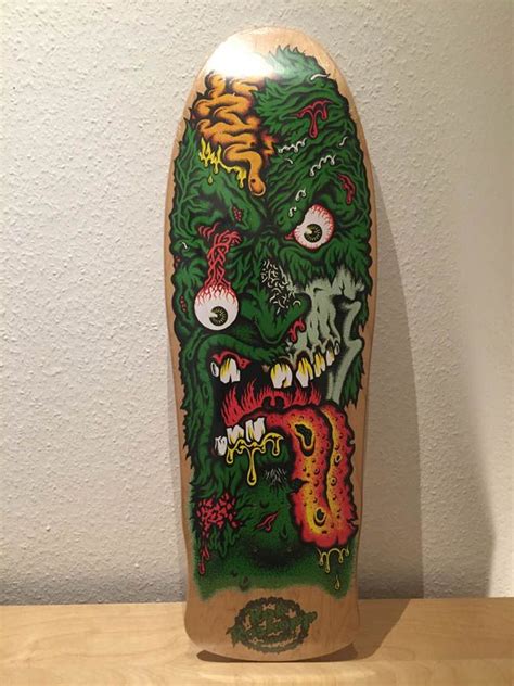 Rob Roskopp Face Santa Cruz Reissue Skateboard Decks Skate Decks Skate And Destroy